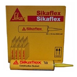Sikaflex 1A Polyurethane Sealant/Adhesive- Alum. Grey 10 oz. Tube- 24 pc case