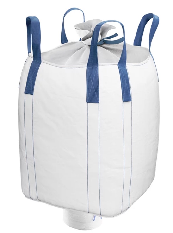 Duffle Top-Spout Bottom SIFT PROOF 35in. x 35in. x 45in. Coated FIBC Bag 4000 lb capacity- 50 pc pack