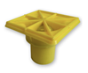 OSHA YELLOW Rebar Safety Caps- #7- #12  in.MADE IN USAin.-2000 pc