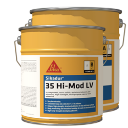 Sikadur-35  High modulus, low viscosity, high strength epoxy grouting/sealing/binder adhesive -3 gallon unit