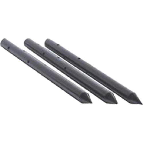 3/4in. Diameter x 18in. Long, Pointed Round Steel Concrete Forming Stakes-10 pc pack