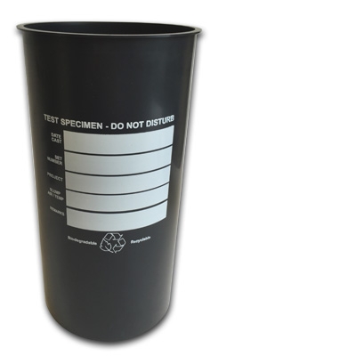 (2 Pack) Deslauriers TC-4 Small Rim Mold 4x8 BIO-CYLINDER Concrete Test Cylinders - Made In USA
