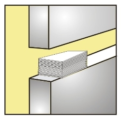 Shim Pack 4in. Wide x 4in. Long x 1-1/16in. High-50 packs