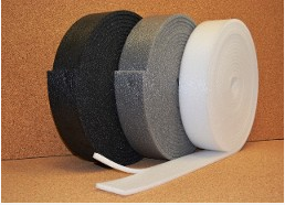 3/8 inch x 3 inch White Polyethylene Foam Expansion Joint Filler  50 lf per roll, 20 roll pack