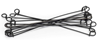 3in. Black Annealed Double Loop Steel Wire Ties 16 ga. - 5000 pc-IMPORTED