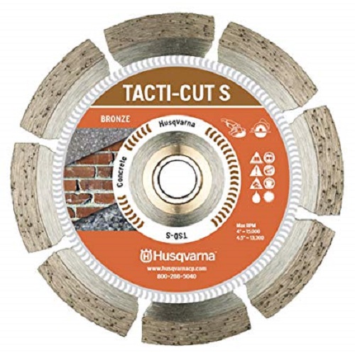 4-1/2" Husqvarna Tacti-Cut S-Dri Disc Segmented Blade-10 pc