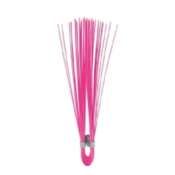 6" Polypropylene Marking Whiskers-Pink- 1000 pc/box
