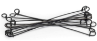 6in. Black Annealed Double Loop Steel Wire Ties 16ga- 5000 pc-IMPORTED
