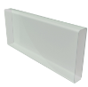 Clear Rectangular Masonry Weep Vent-1500pc retaining wall vent, brick vent,Weeps, Weepholes, moisture management in masonry, weep Tubes, plastic weep tubes, plastic weeps, Masony drainage, Brick vent, Weep insert, Brick waterproofing, Masonry moisture ventilation