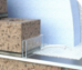 Clear Rectangular Masonry Weep Vent w/ ST ST Screen & Wick-400 pc - WEEP-CL-RECT-SS-W
