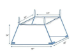 Concrete Wash Out Bags w/Plastic Liner- 40 in. x 40 in. Bottom x 24 in. High- 130 gallon capacity- 50 pc - BB-4024