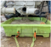 Deslauriers WOP-01 Reusable Concrete Wash Out Pan, 62"L x 55"W x 12"D, 130 Gal. capacity - DES-WOP-01