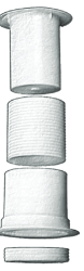 Deslauries CIPPOC46 Cast in Place Test Cylinders 4" DIA X 6" DEEP- 12 PC/BOX 