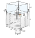 Duffle Top/Discharge Spout Bottom-BAFFLE Bag 38 in. x 41 in. x 63 in. 3000 lb capacity- 50 pc pack - BB-384163