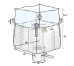 Duffle Top /Discharge Spout Bottom BAFFLE Super Sack  42 in x 42 in x 40 in 3000 lb capacity- 190 pc VALUE PACK - BB-424240-P