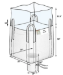 Duffle Top /Discharge Spout Bottom FIBC Super Sack  35 in. x 35 in. x 50 in. 2200 lb capacity- 250 pc Value Pack - BB-50U5DS-P