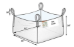 1/2 Yard Bulk FIBC Bags OpenTop/Closed Bottom 31 in. x 31 in. x 24 in.- 450 pc Value Pricing - BB-24UOF-P