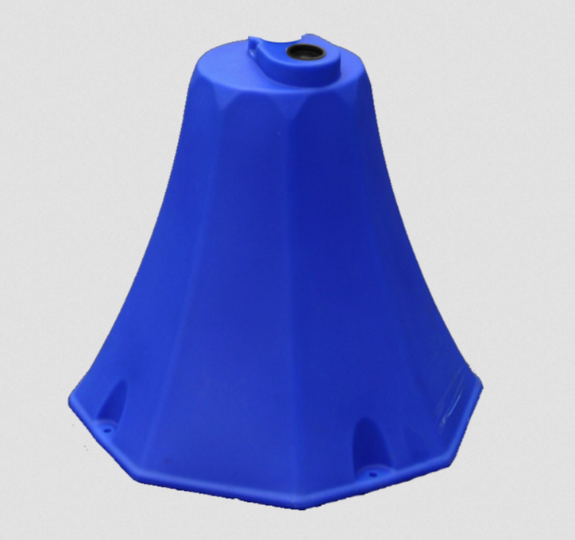 Blue Octagon Sign Base