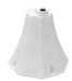 Ideal Shield OCT-WH-98-BK Octagon Sign Base with 98 inch H Post-WHITE
