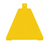 Ideal Shield Pyramid Polyethylene Sign Base OSHA Yellow