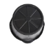 Marshalltown 10639 18 qt. Rubber pail w/ pouring lip - MT-10639