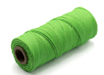 Marshalltown 10841 Fluorescent Green #18 Braided Nylon Masons Line- 500 ft/roll- 24 rolls per case 