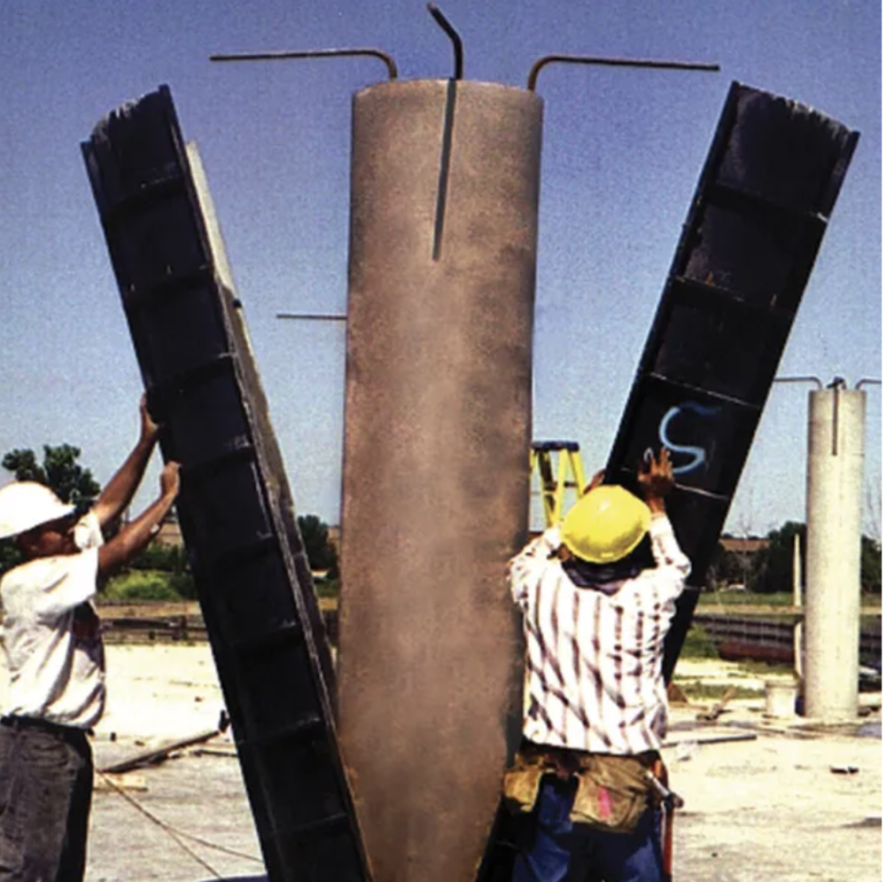20 Inch Column Deslauriers PCF2096 Plastic Concrete Column Forms 20 x 96 in.