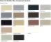 Sika Flex Color Chart
