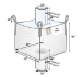 Spout Top/Discharge Spout Bottom SIFT PROOF 35 in x 35 in x 40 in Coated FIBC Bag 4000 lb capacity- 50 pc pack - BB-40CSS4K