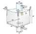 Spout Top/Discharge Spout Bottom SIFT PROOF 35 in x 35 in x 45 in Coated FIBC Bag 4000 lb capacity- 50 pc pack - BB-45CSS4K