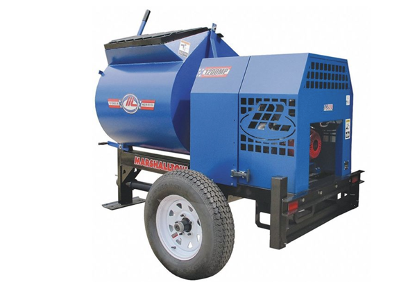 Marshalltown 1200MP8HP -Mortar Plaster Mixer, 12 cu. ft., 3 HP Electric Towable Ball Hitch