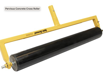 Marshalltown 28734 Spin Screed® Pervious Concrete Cross Roller