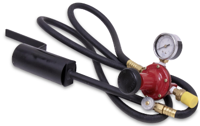 Marshalltown 20092 - Torch Assembly Kit -torch head, LPG regulator only, gauge for LPG regulator, 6 LPG hose, and temperature gaug