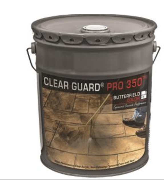 Marshalltown Clear Guard Pro350 Cure and Seal for concrete surfaces- 5 gallons/pail 