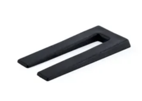 Plastic slotted wedge shims
